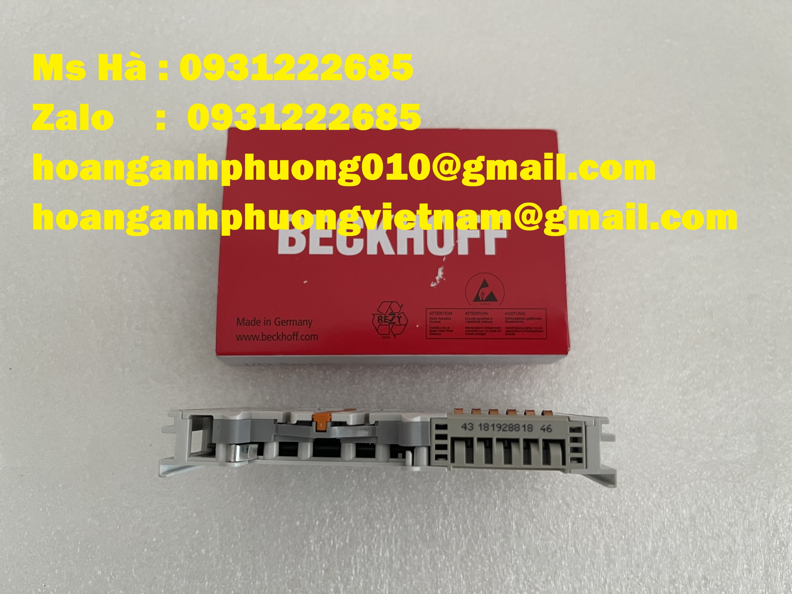 EL1859 mô đun beckhoff - sự lựa chọn hoàn hảo cho hệ thống máy